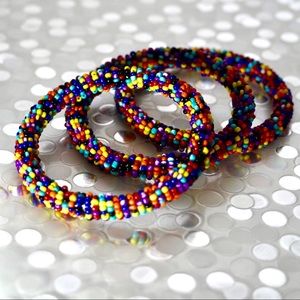 Rainbow Beaded Bracelets
